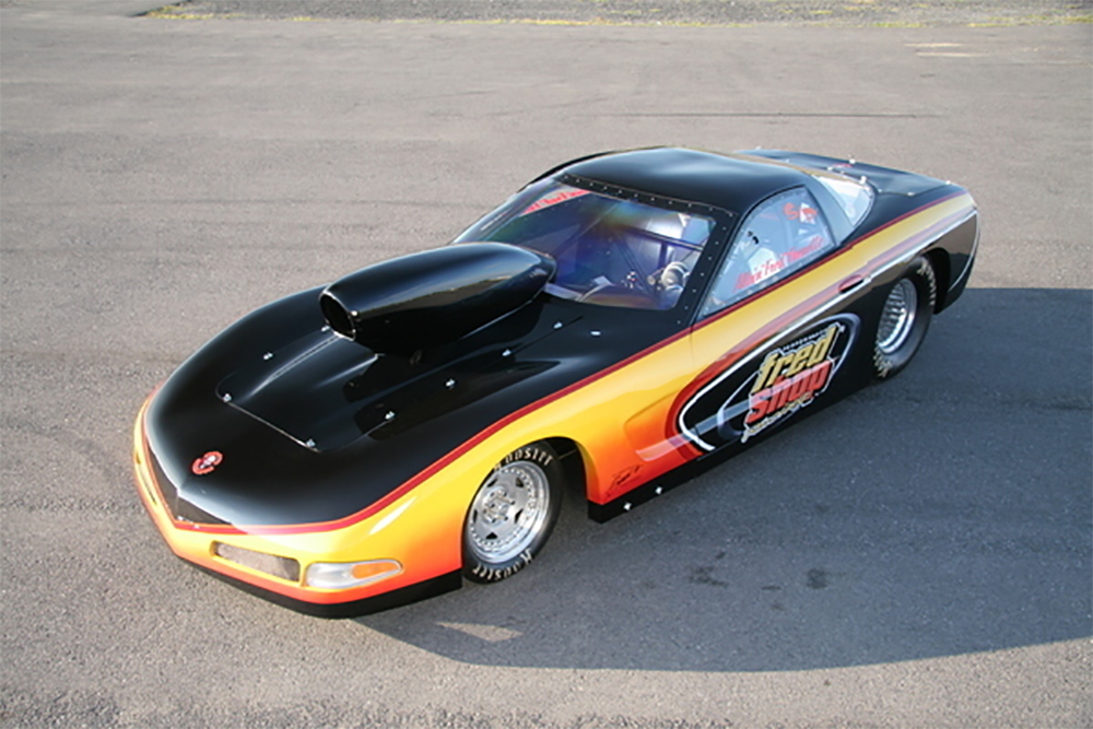 Corvette Body drag car for sale on Racingjunk in Quebec Canada