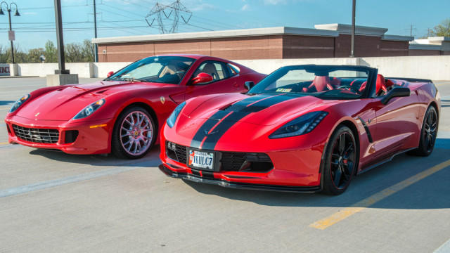 C7 Stingray VS Ferrari 599