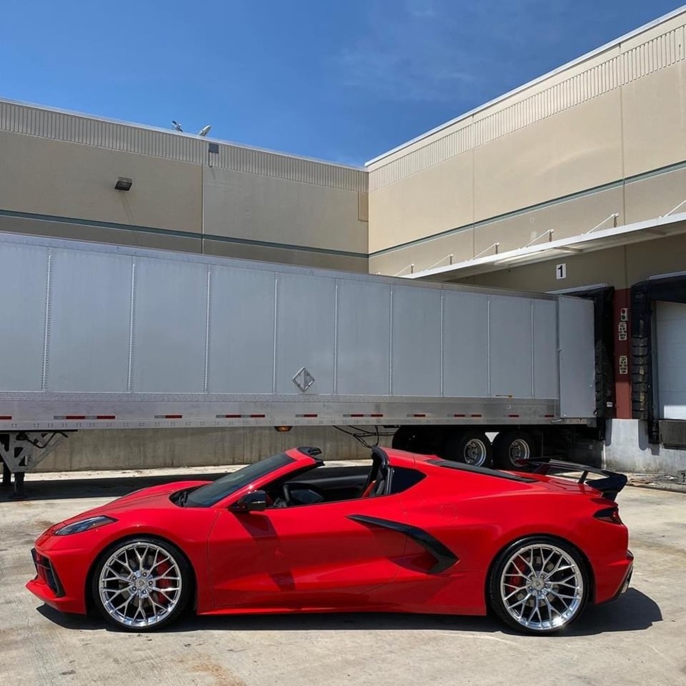 C8 on HRE Wheels