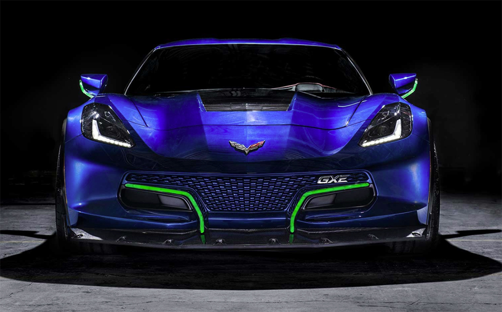 Genovation GXE C7 based all electric corvette supercar