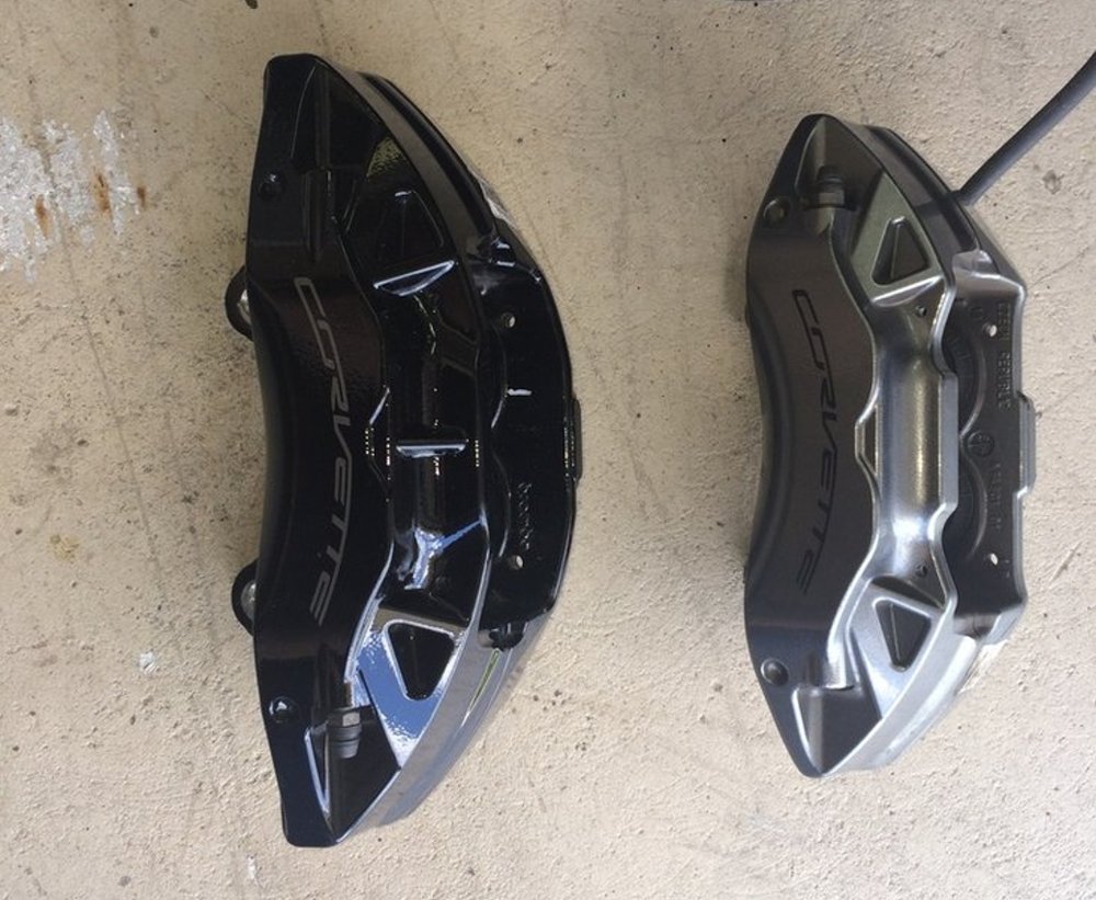 C7 Corrvette Z51 Brake Comparison Calipers