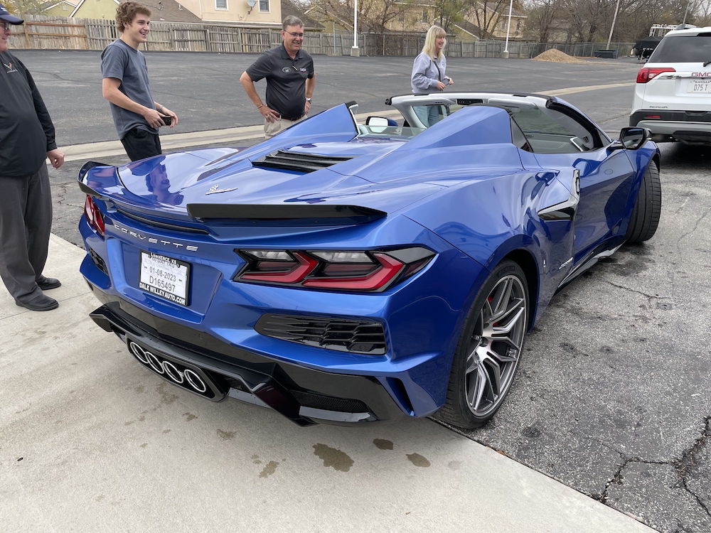 Elkhart Lake Blue C8 Corvette Z06