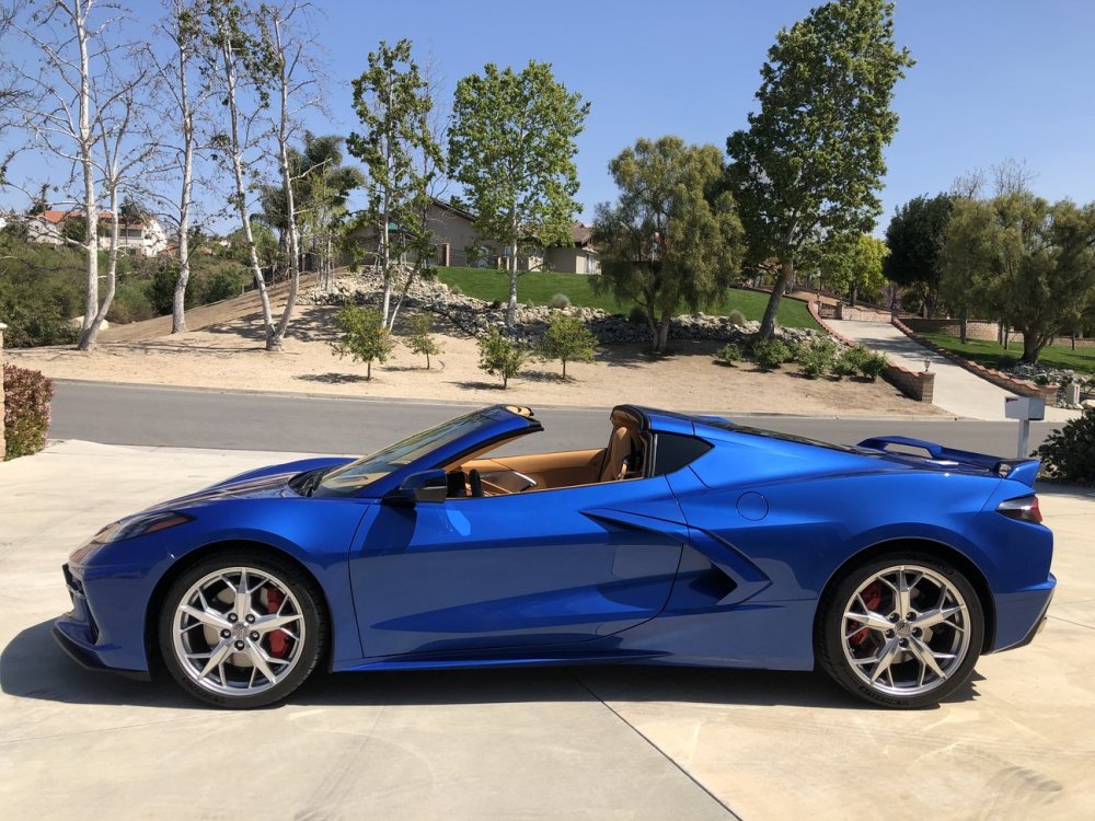 Blue Corvette