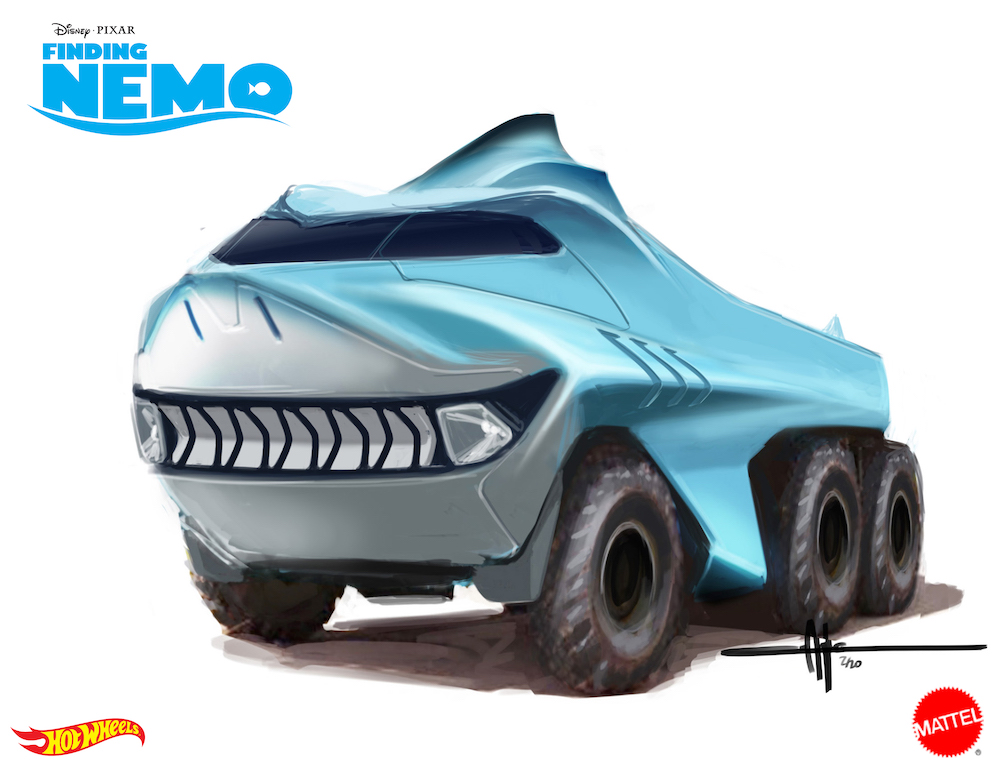 Finding Nemo - Bruce shark truck SDCC Concepts