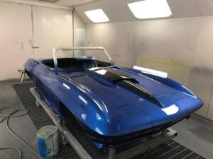 refinished body of 1967 Corvette