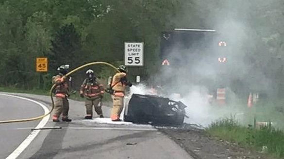 Corvette Z06 Goes up in Flames, and Nightmare Becomes Reality