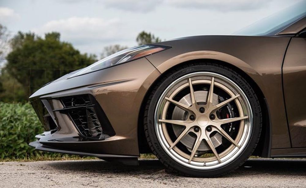 Zeus Bronze Corvette on Forgeline Wheels