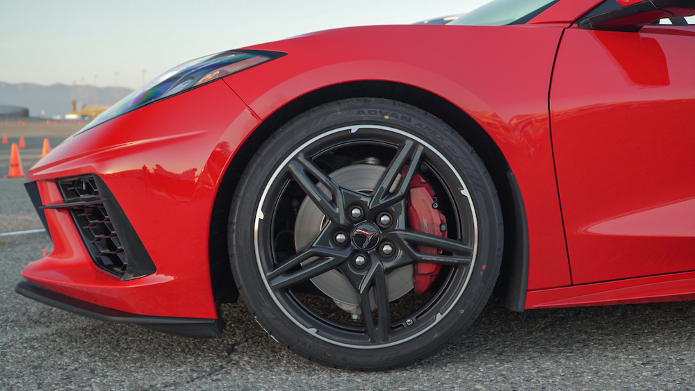 Yokohama ADVAN Apex V601 on a C8 Corvette