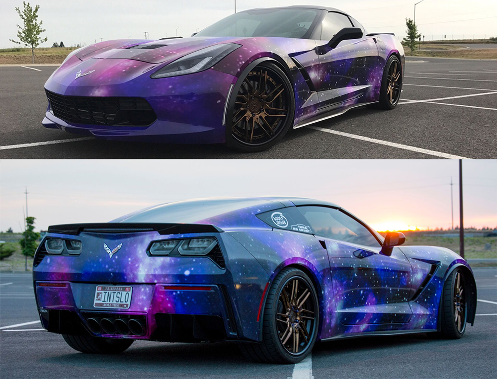 Galaxy Wrapped Corvette: Hot or Not?