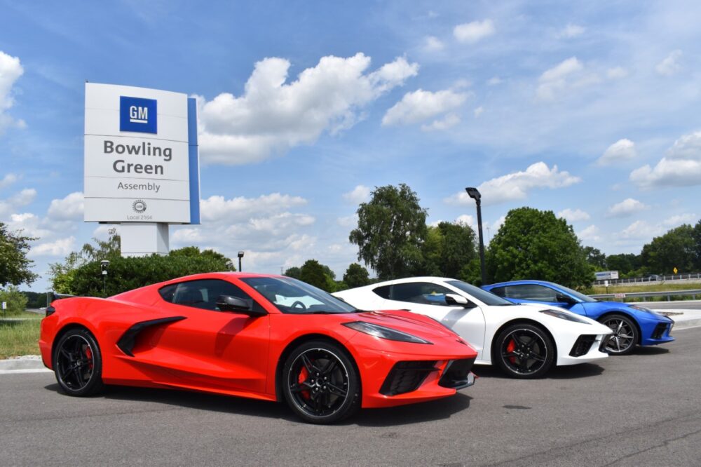 2020 C8 Corvettes at Bowling Green