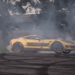 See the Gorgeous Gold Forgiato C7 Corvette in Action