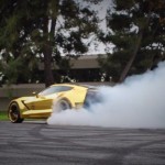 See the Gorgeous Gold Forgiato C7 Corvette in Action