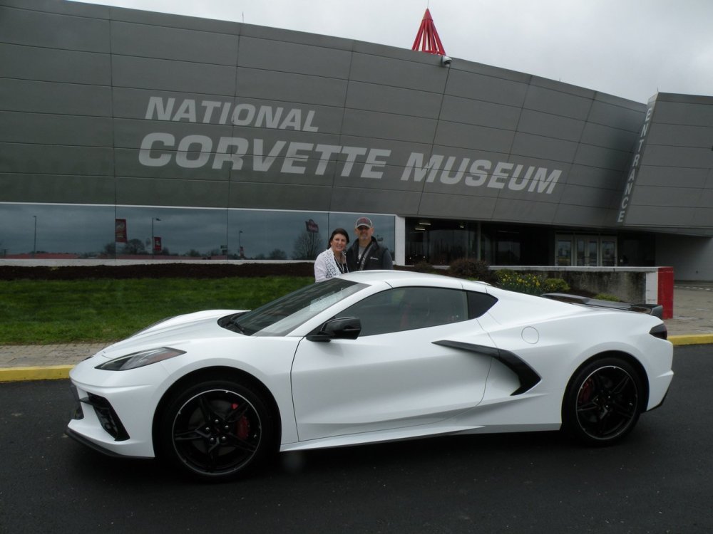 White C8 at the Museum