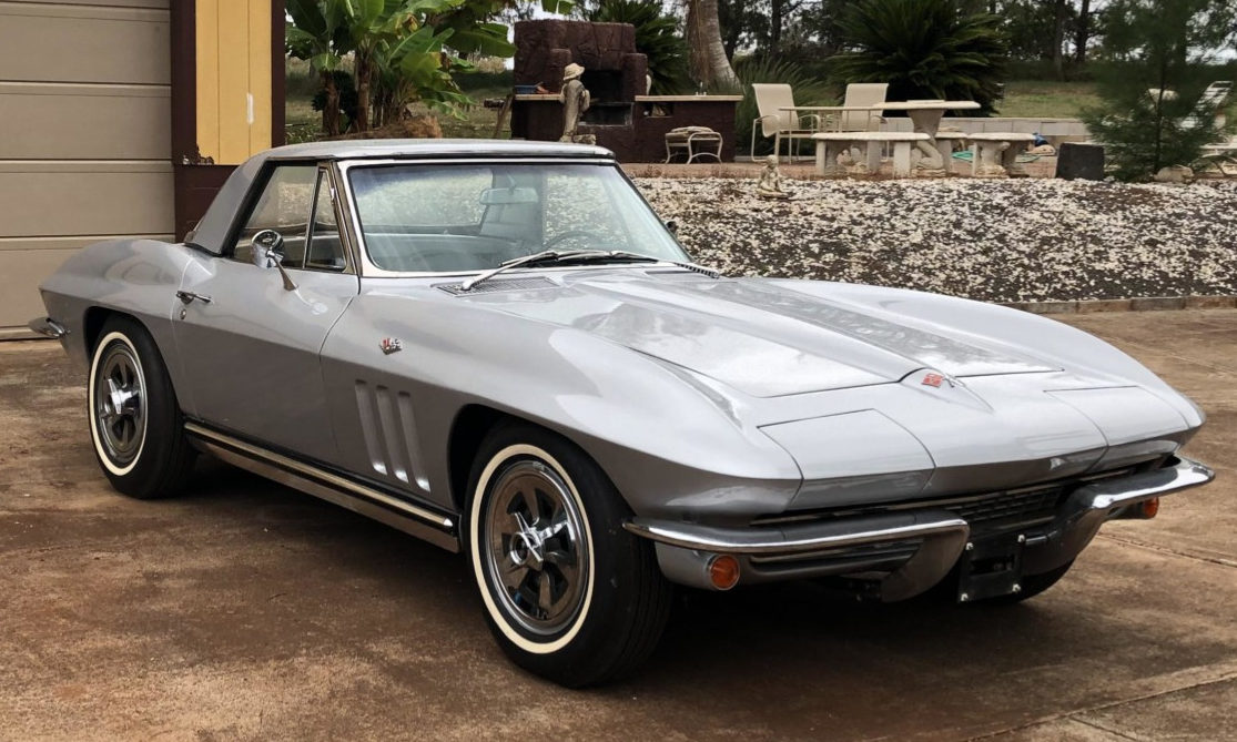 Silver '65 Corvette Convertible Has Us Dreaming of Hawaii