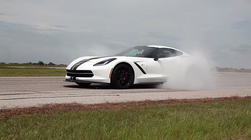 Hennessey HPE 700 Corvette Burnout