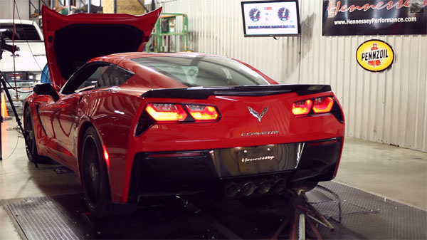 Hennessey HPE700 Twin-Turbo C7 Corvette Stingray on the Dyno