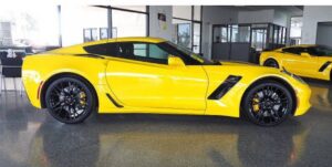 Hertz 100th Anniversary 2019 Corvette Z06 side