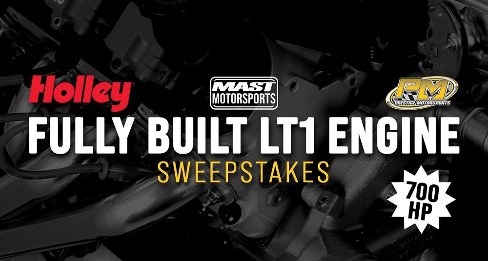 Holley's Fully Built LT1 Engine sweepstakes