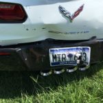 Distracted Driving Leads to New Corvette Getting Whacked