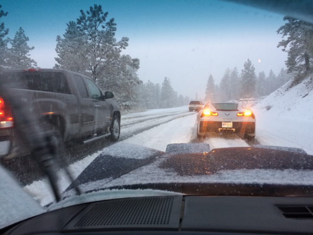 Corvette Winter Driving