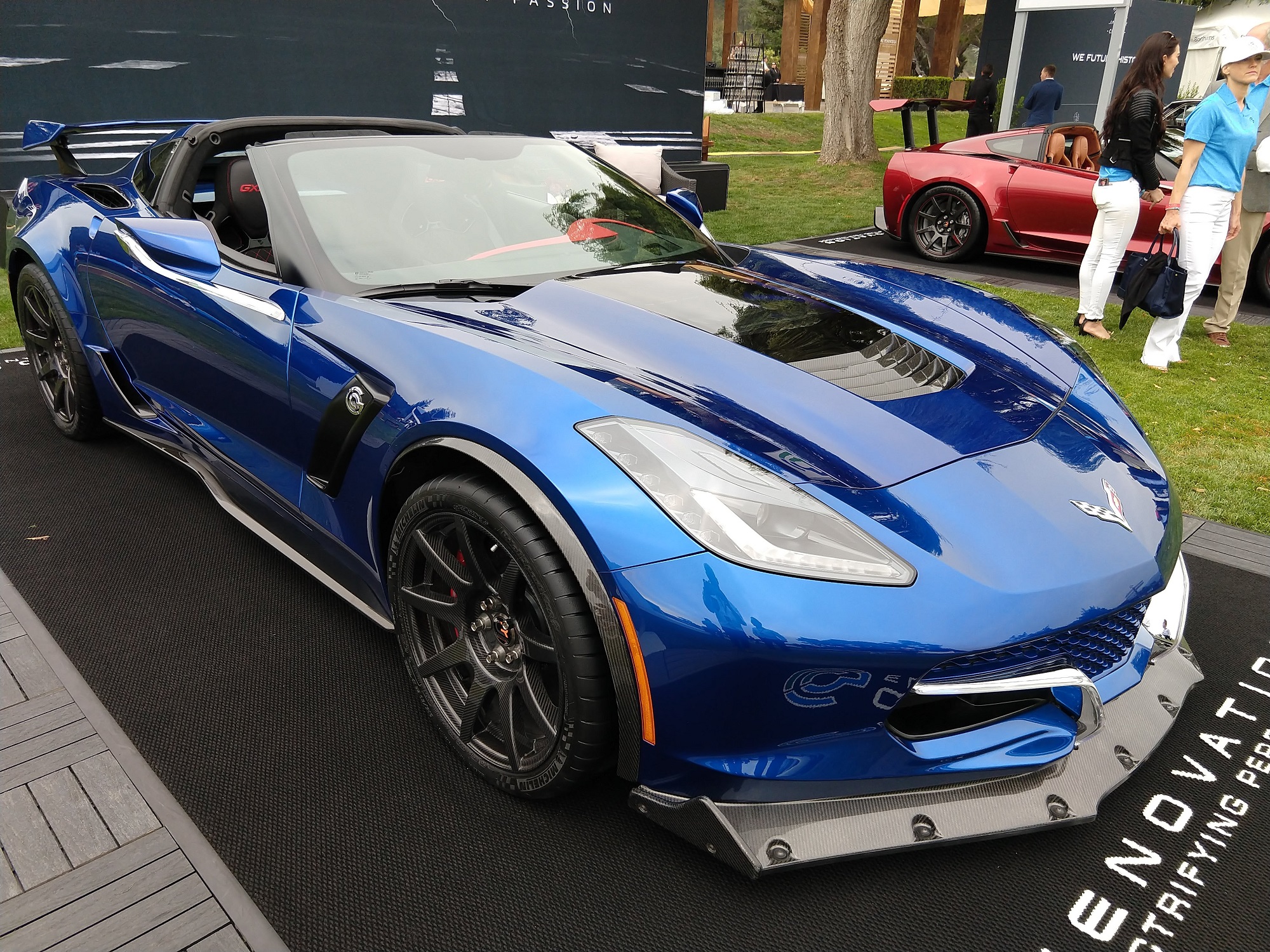 Genovation GXE 220 MPH Electric Corvette Pebble Beach Corvetteforum.com