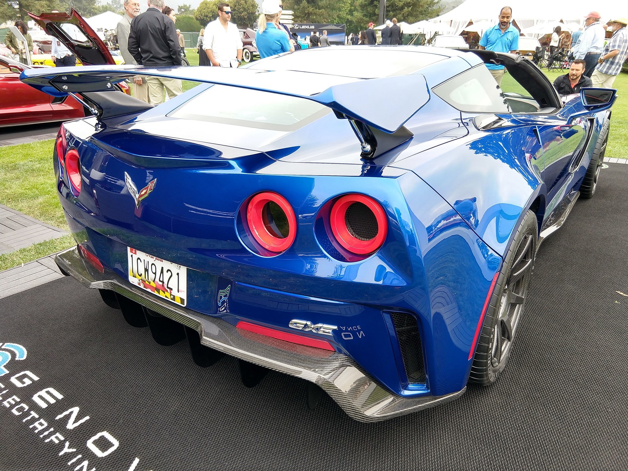 Genovation GXE 220 MPH Electric Corvette Pebble Beach Corvetteforum.com