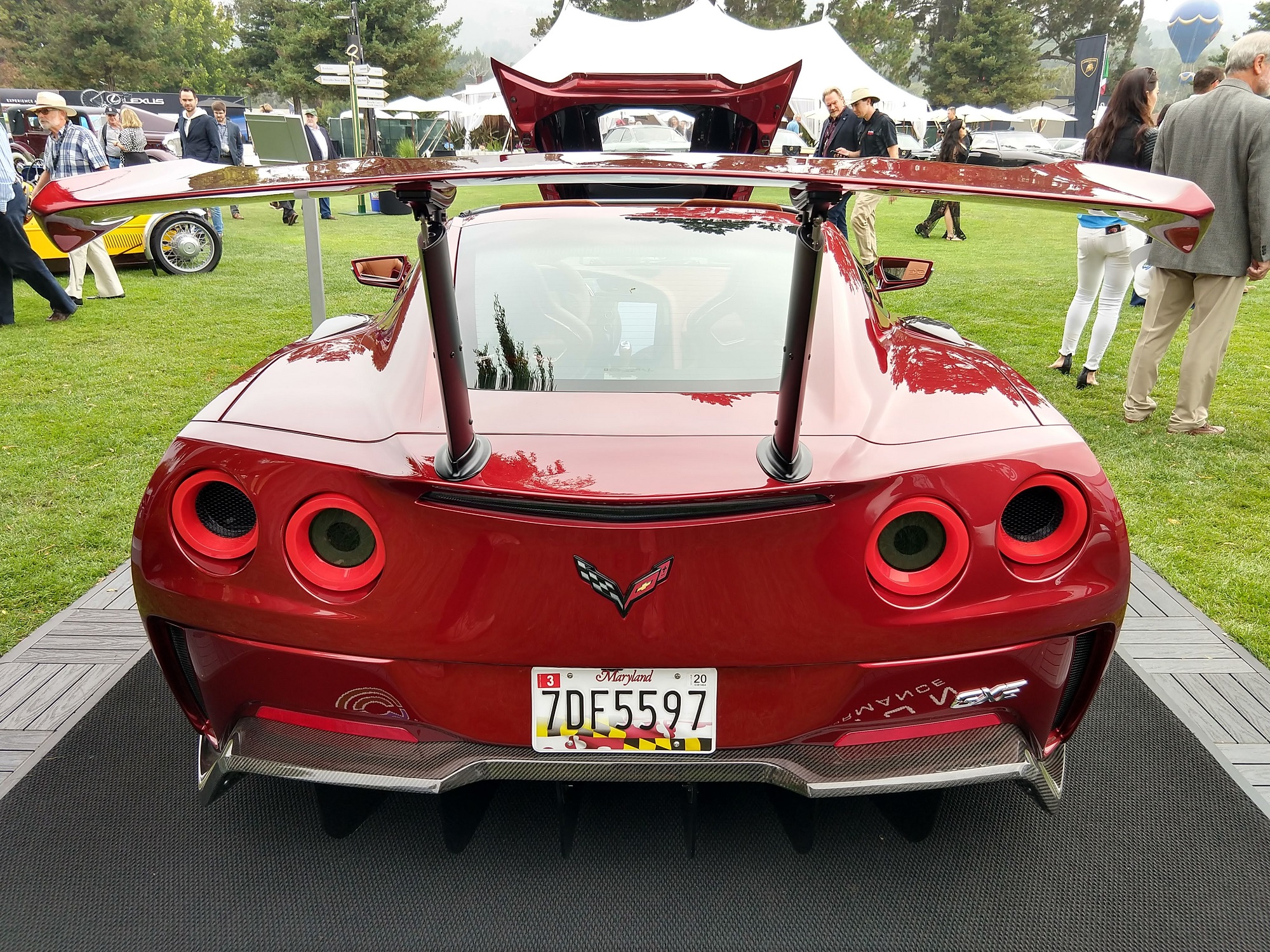 Genovation GXE 220 MPH Electric Corvette Pebble Beach Corvetteforum.com