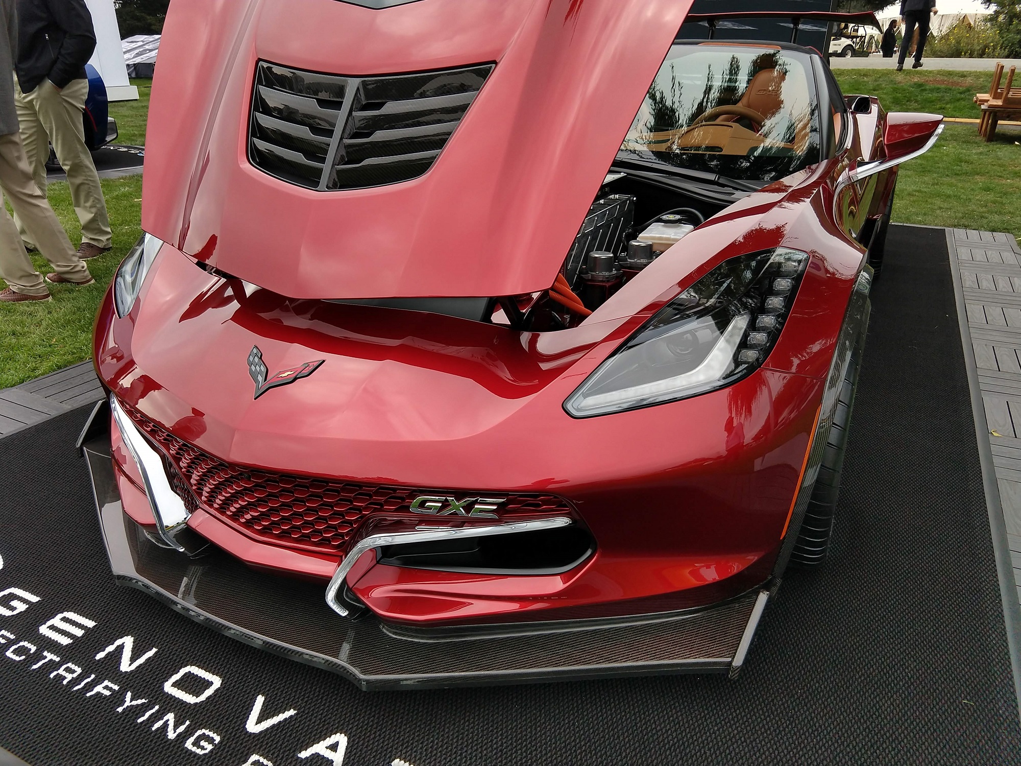 Genovation GXE 220 MPH Electric Corvette Pebble Beach Corvetteforum.com