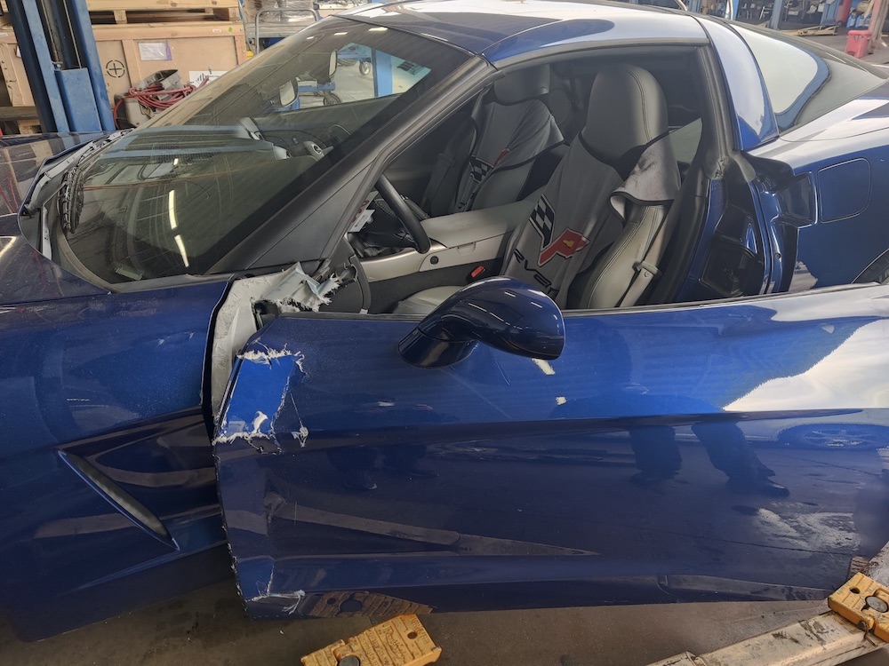 Dealer Wrecks Corvette Forum Member's C6