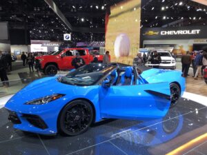 C8 Corvette Engine and Transmission at 2019 L.A. Auto Show