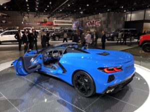 C8 Corvette Engine and Transmission at 2019 L.A. Auto Show