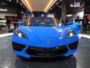 C8 Corvette Engine and Transmission at 2019 L.A. Auto Show