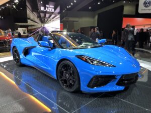 C8 Corvette Engine and Transmission at 2019 L.A. Auto Show