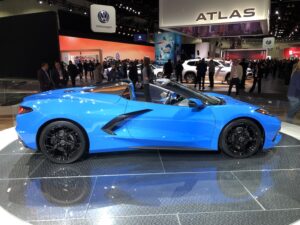 C8 Corvette Engine and Transmission at 2019 L.A. Auto Show