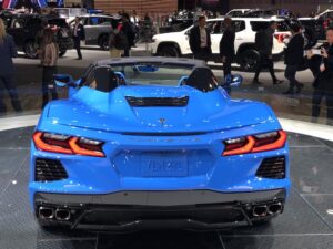 C8 Corvette Engine and Transmission at 2019 L.A. Auto Show