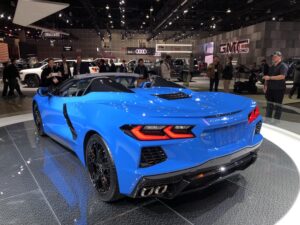 C8 Corvette Engine and Transmission at 2019 L.A. Auto Show