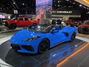 C8 Corvette Engine and Transmission at 2019 L.A. Auto Show