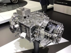 C8 Corvette Engine and Transmission at 2019 L.A. Auto Show