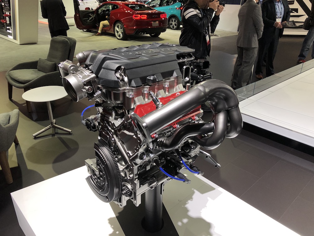 C8 Corvette Engine and Transmission at 2019 L.A. Auto Show