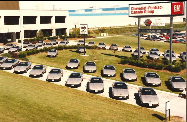 C4 Corvettes at Bowling Green