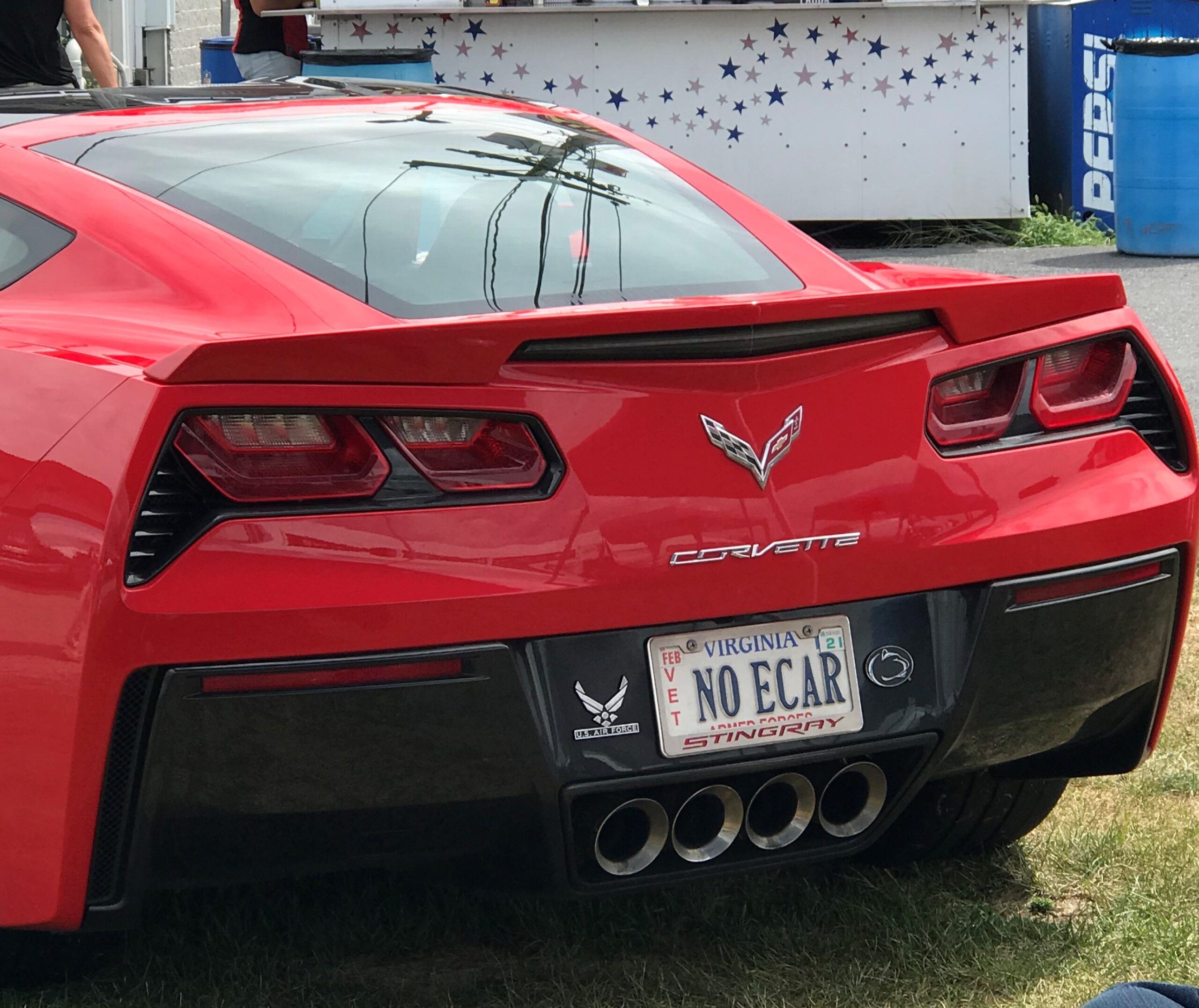 C7 No Ecar plate