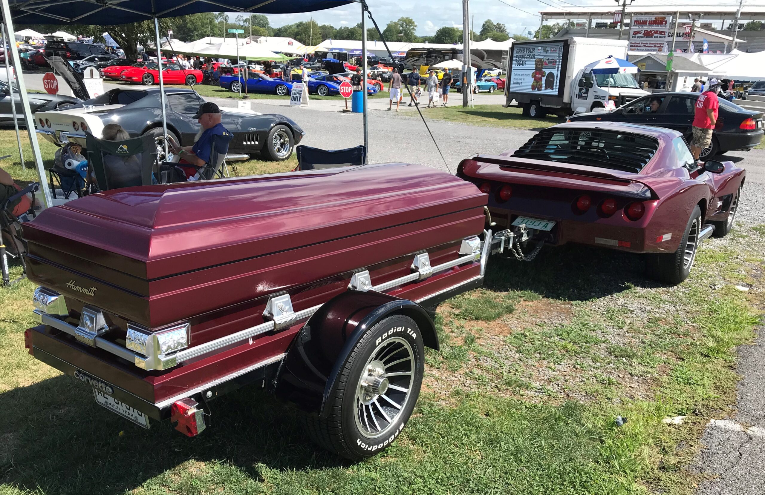 Corvette with Coffin