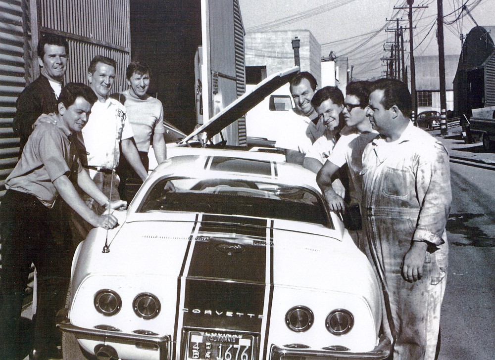 James Garner 1968 Corvette team 2