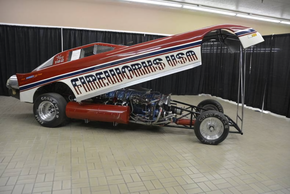 Jet Turbine-Powered 1984 Corvette Funny Car