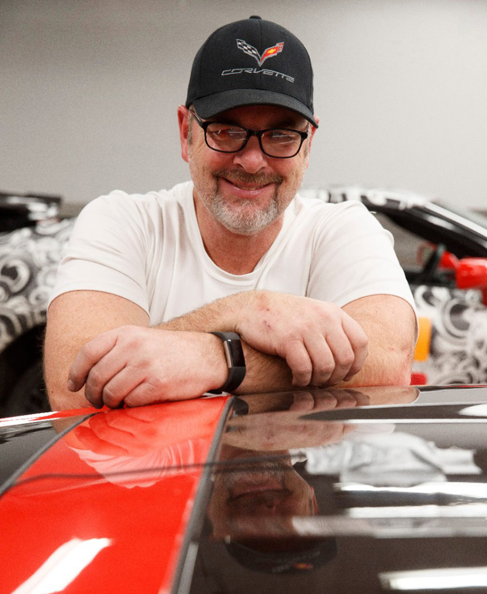 Corvette vehicle dynamics engineer, Jim Mero (Richard Prince/Chevrolet photo).