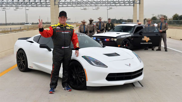 John Hennessey Breaks 200 mph in C7 Corvette Stingray on Texas Toll Road