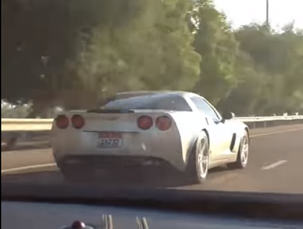 Lamborghini vs Corvette Z06 street race