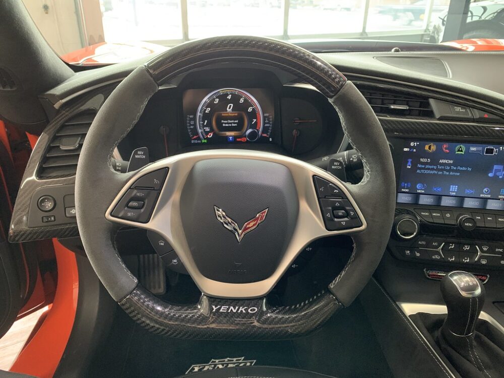 Luxe Automotive 2019 Chevy Corvette Grand Sport Yenko steering wheel