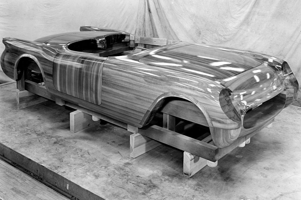 See the Wooden Body Bucks That Created the First Corvette Molds