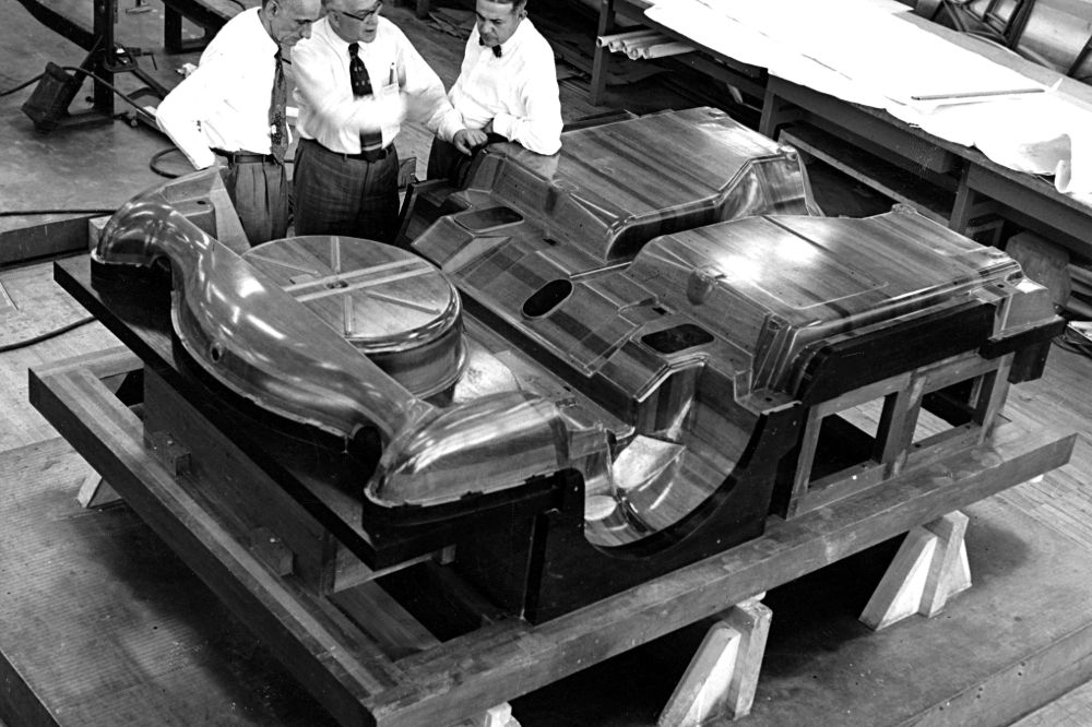 See the Wooden Body Bucks That Created the First Corvette Molds